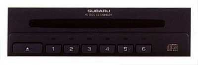 2005 Subaru Outback Sport 6 Disc In-Dash CD Changer H6240SS300